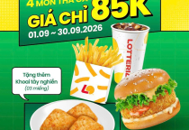 ​  4 MÓN THẢ GA - GIÁ CHỈ 85K   ​