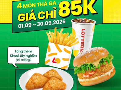 ​ &nbsp;4 M&Oacute;N THẢ GA - GI&Aacute; CHỈ 85K&nbsp;  ​